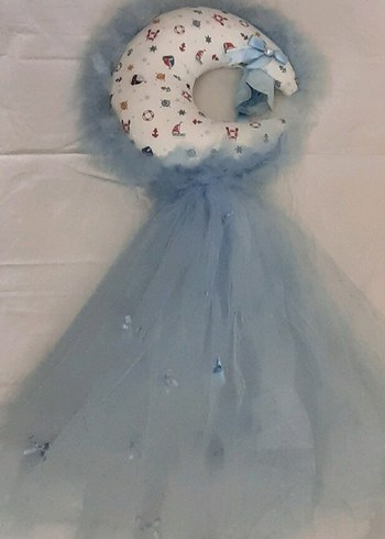 Yeni doğan erkek bebek kapı süsü - Görsel 5