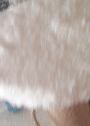 Beyaz Peliş Tüylü  Kaplamalı Kedi Tırmalama ve Oyun  Alanı - Görsel 2