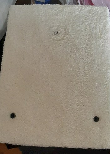 Beyaz Peliş Tüylü  Kaplamalı Kedi Tırmalama ve Oyun  Alanı - Görsel 6