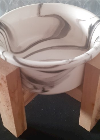 Gri Mermer Desenli  Beyaz Mama Kabı - Görsel 2