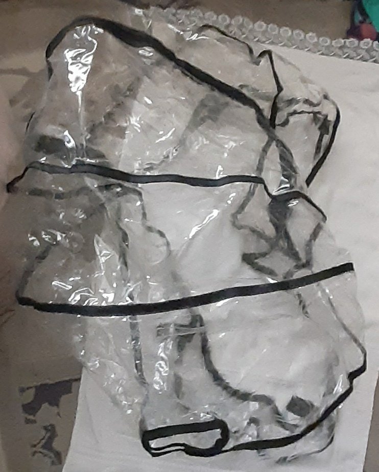 Bebek araba şeffaf yağmurluğu - Görsel 5