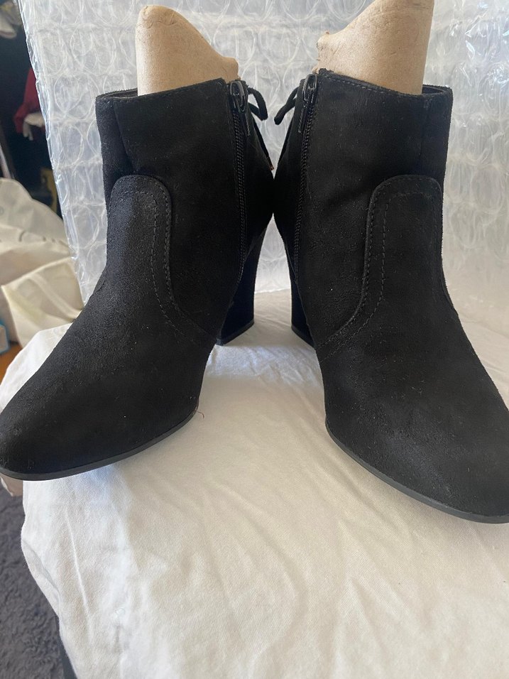 Süet  siyah bayan bot - Görsel 4