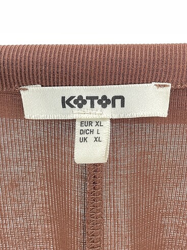xl Beden kahverengi Renk Koton Kısa Elbise %70 İndirimli.