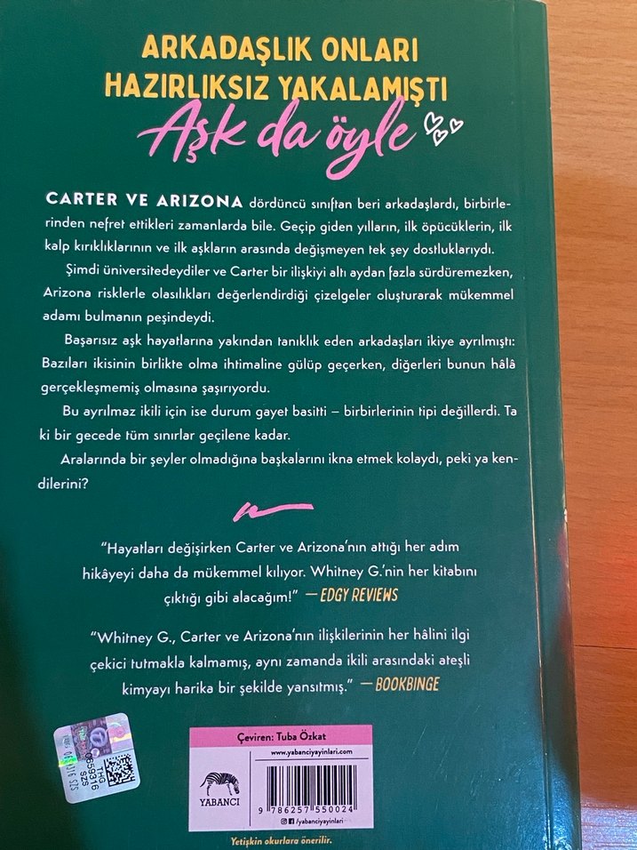 Sonsuza Dek Sevgiler, Carter - Whitney G. - Görsel 2