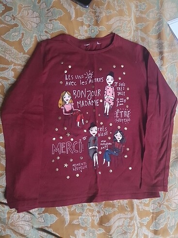 Kız çocuk ince sweatshirt