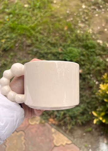 Beyaz 'Cool Mom' Baskılı Seramik Kupa - Görsel 2