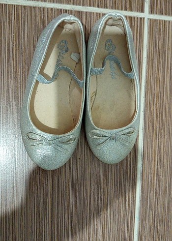 Kız Çocuk Füme Babet Ayakkabı Fiyonk Detaylı - Görsel 2