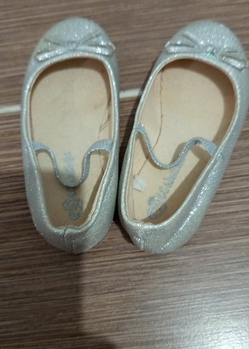 Kız Çocuk Füme Babet Ayakkabı Fiyonk Detaylı - Görsel 3