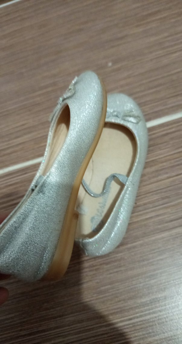 Kız Çocuk Füme Babet Ayakkabı Fiyonk Detaylı - Görsel 4