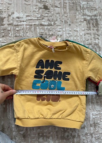 5 Adet Şardonlu Sweat (3-4 yaş) - Görsel 3