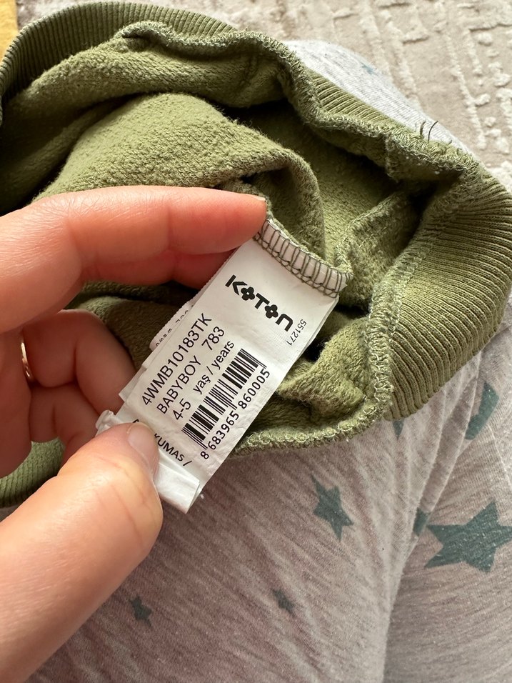 5 Adet Şardonlu Sweat (3-4 yaş) - Görsel 5