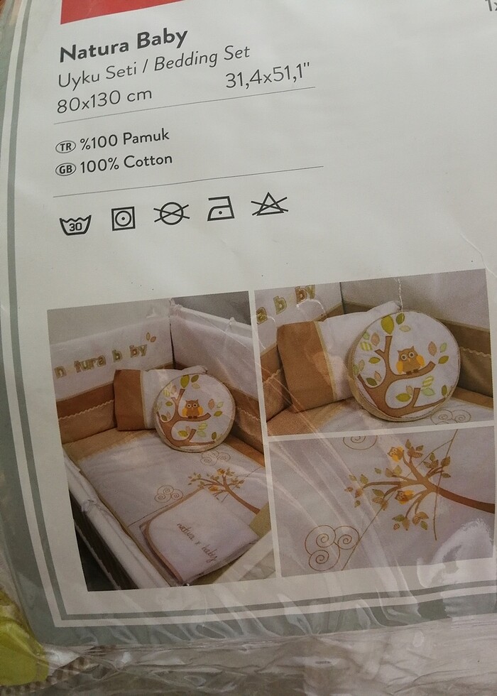 Çilek Natura Baby Uyku Seti - Görsel 3