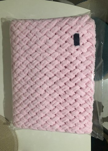 Örgü Çocuk Battaniyesi Polarlı