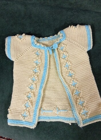 El örmesi bebek yeleği - Görsel 7