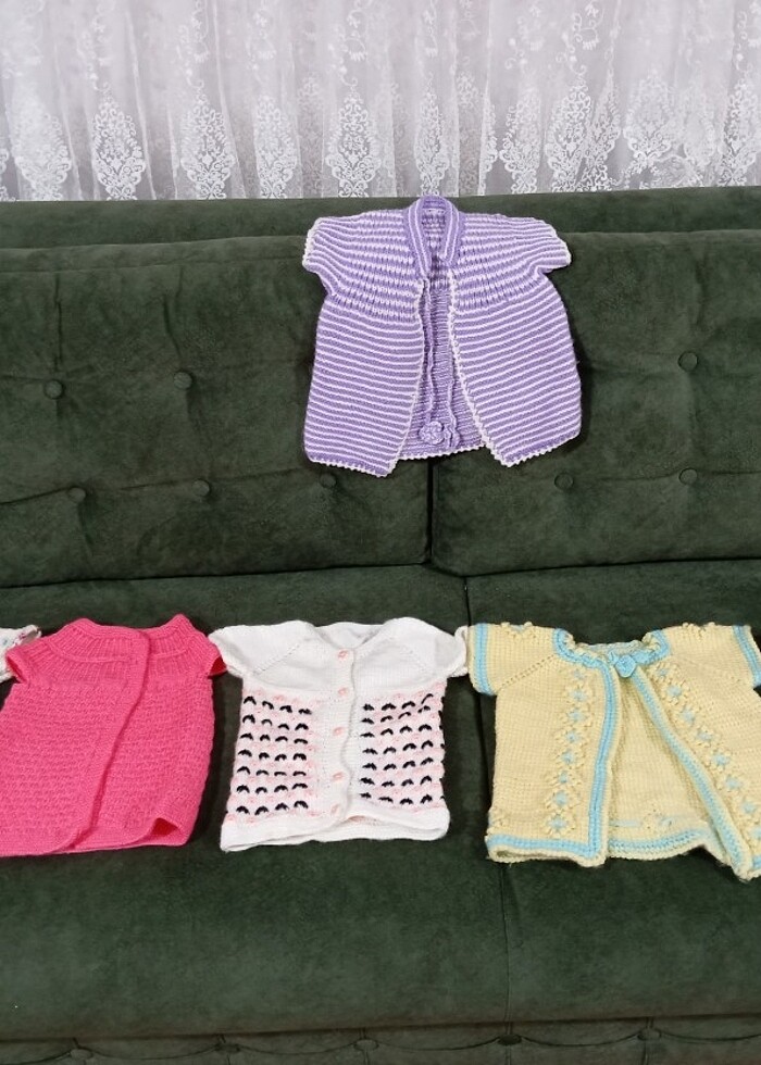 El örmesi bebek yeleği - Görsel 2