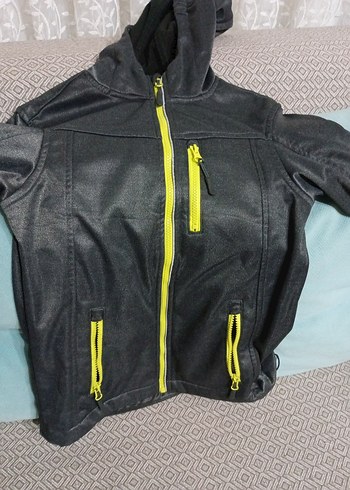 Erkek Çocuk Gri Fermuarlı ceket mont - Görsel 7