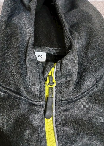 Erkek Çocuk Gri Fermuarlı ceket mont - Görsel 2