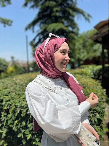 İpeksi jakar su yolu desen şal-fuşya