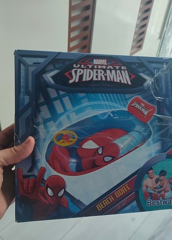 Bestway Örümcek Adam Direksiyonlu Çocuk Deniz Botu - Görsel 2