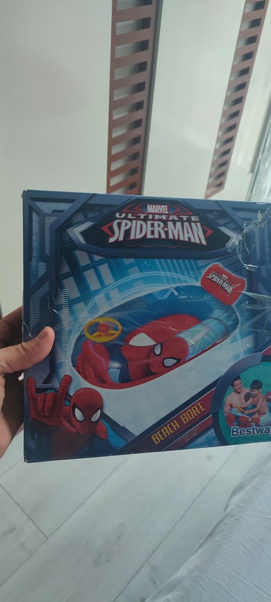 Bestway Örümcek Adam Direksiyonlu Çocuk Deniz Botu - Görsel 2