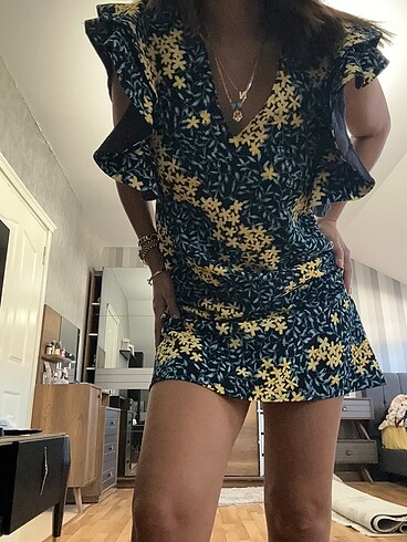 m Beden #zara elbise