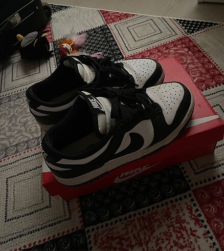 37,5 Beden çeşitli Renk Nike dunk low panda