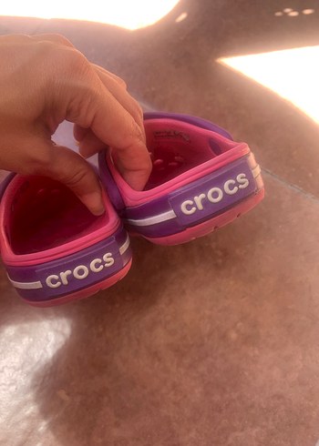 25 Beden pembe Renk Crocs Kız Çocuk