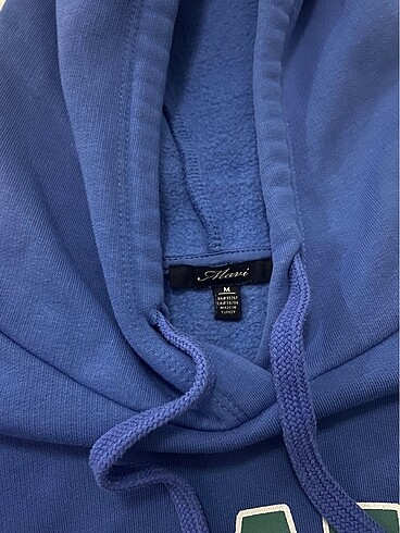 m Beden orijinal mavi sweatshirt