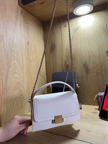Stradivarius Beyaz Çanta