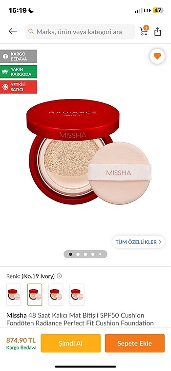 missha cushion fondoten