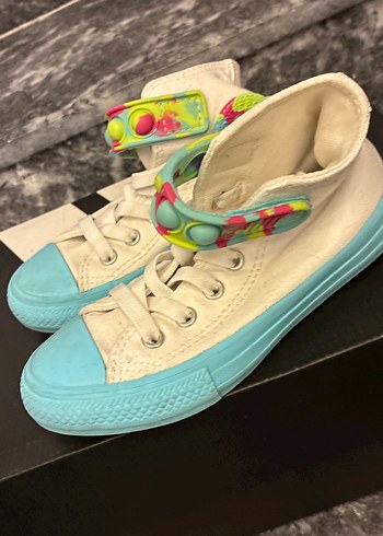 Pastel Renkli Bağcıklı Kadın Sneakers - Görsel 3