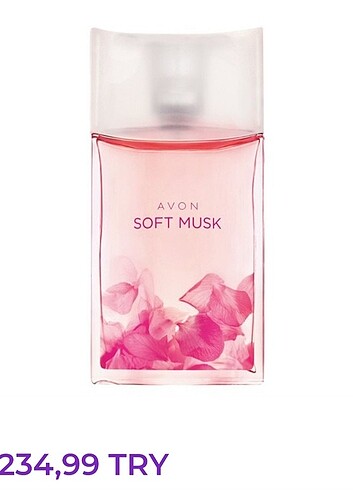 Avon soft musk kadın parfüm 