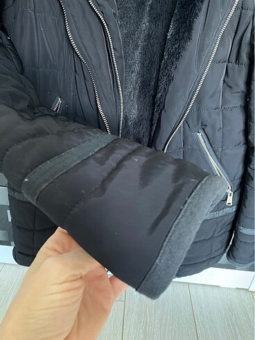 m Beden siyah Renk Bershka mont