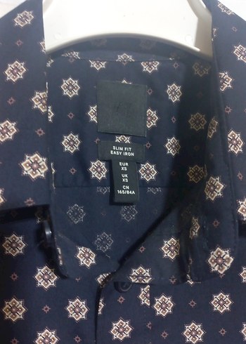 H&M Desenli Uzun Kollu Erkek Gömlek - Görsel 2