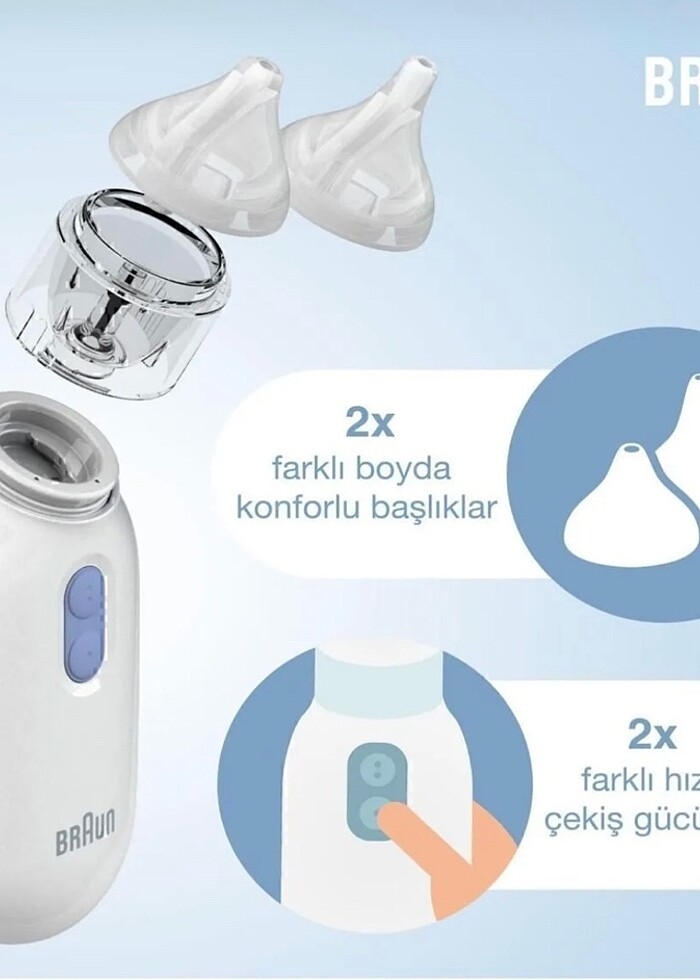 BRAUN BNA 100 BURUN ASPİRATÖRÜ - Görsel 2