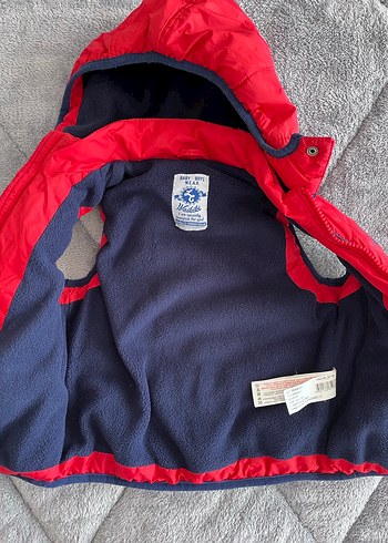 Kırmızı Kapüşonlu Erkek Çocuk Yelek - Görsel 2