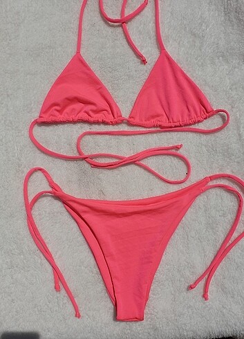 Yandan Bağlama Üçgen Bikini 