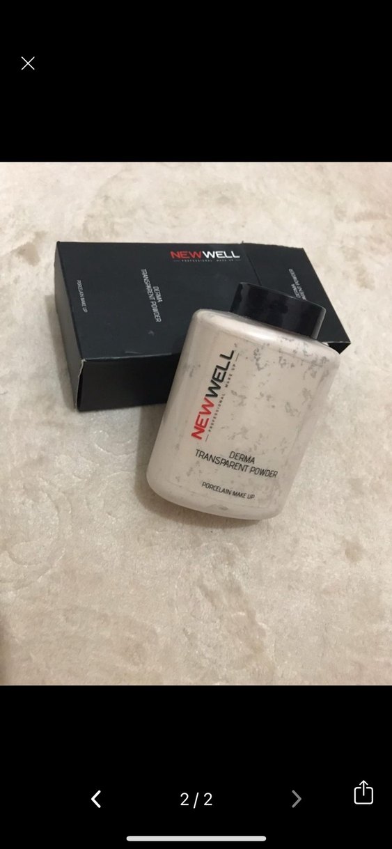 New Well Siyah Transparan Pudra - Görsel 2
