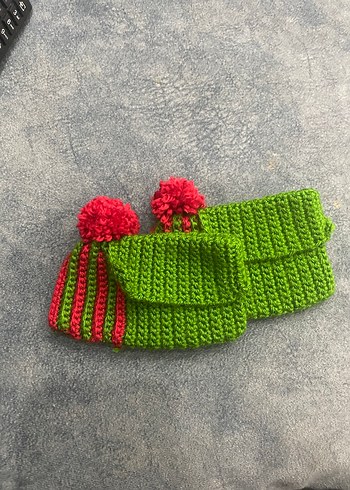 Çocuk Örgü patik - Görsel 2