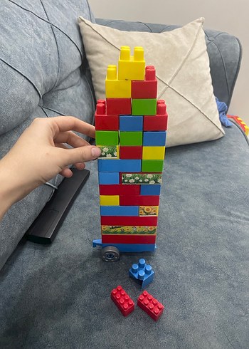 Renkli Çoklu Lego Blokları - Görsel 7