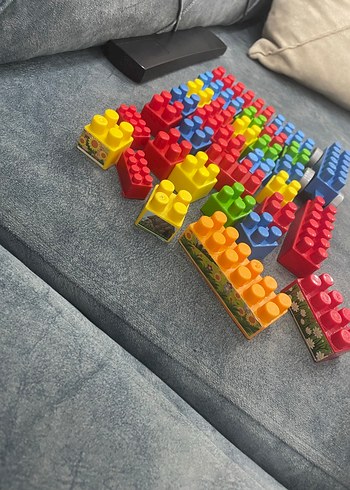 Renkli Çoklu Lego Blokları - Görsel 2