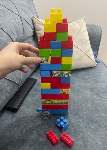 Renkli Çoklu Lego Blokları - Görsel 6