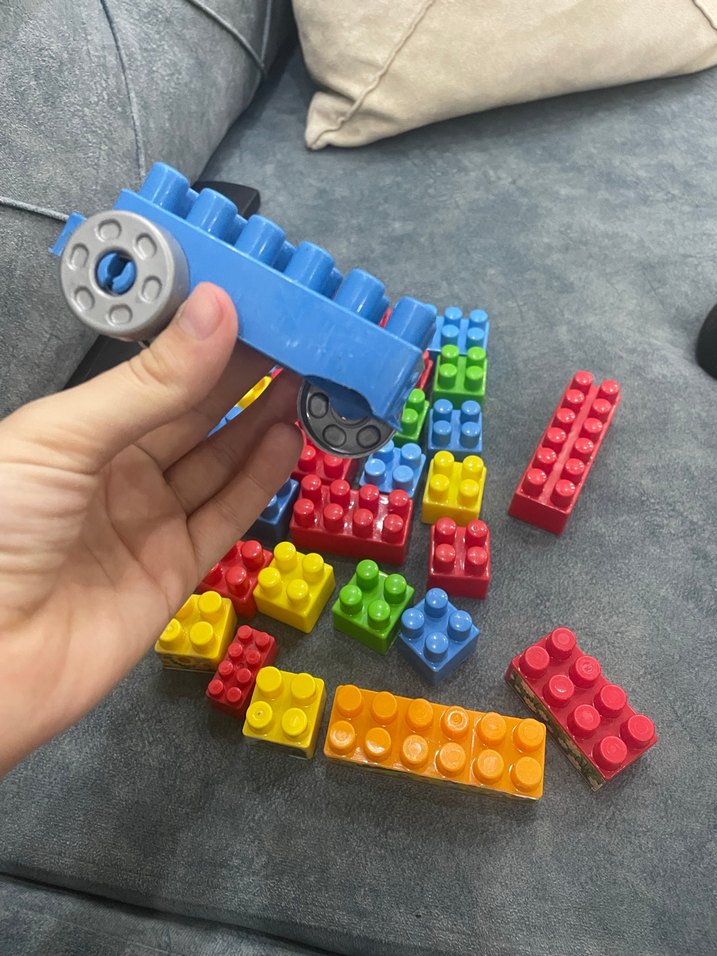 Renkli Çoklu Lego Blokları - Görsel 5