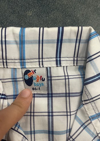 Erkek Çocuk Uzun Kollu Düğmeli Gömlek - Görsel 6