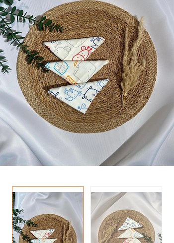 Müslim ağız mendili - Görsel 2