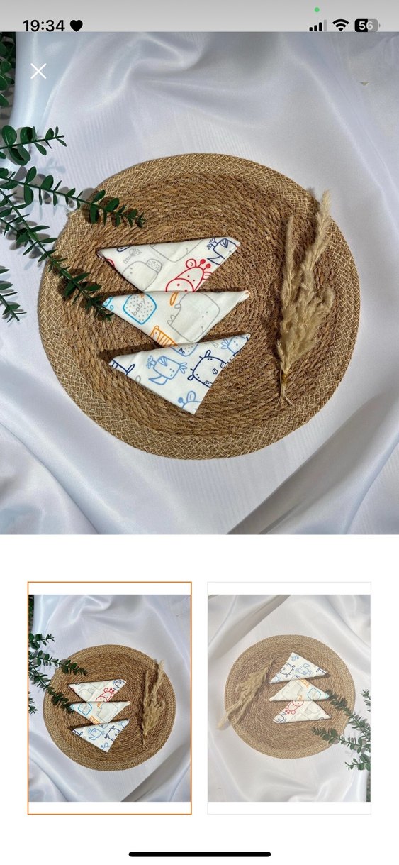 Müslim ağız mendili - Görsel 2