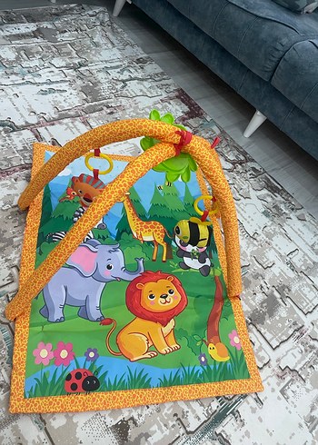 Renkli Hayvan Figürlü Bebek Oyun Halısı - Görsel 6