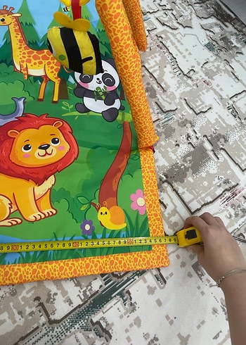 Renkli Hayvan Figürlü Bebek Oyun Halısı - Görsel 8