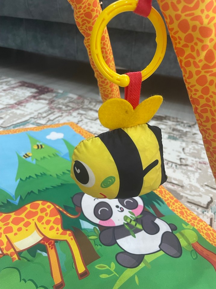 Renkli Hayvan Figürlü Bebek Oyun Halısı - Görsel 3