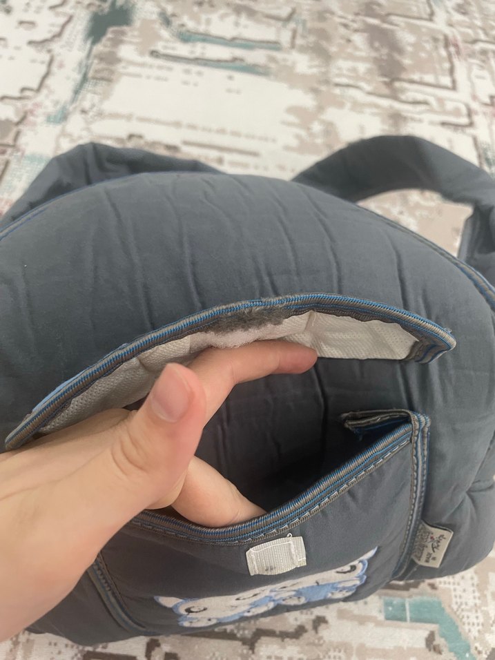 Gri Bebek Taşıyıcı Kanguru - Görsel 5